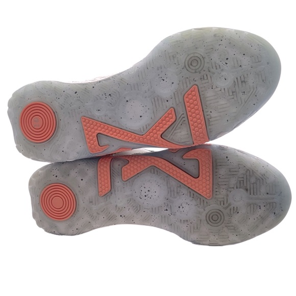 Nike Gray and Orange Athletic Shoes with Traction Sole - Picture 8 of 8